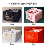 Boîte cadeau rose mignonne et sac de cadeaux de haute qualité en gros pour les mariages