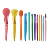 12pcs Candy Color Makeup Brushes