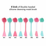 8 Kinds Of Double-headed Silicone Cleansing Mask Brush - MSmakeupoem.com