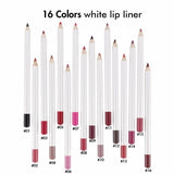 16 Colors white lip liner - MSmakeupoem.com