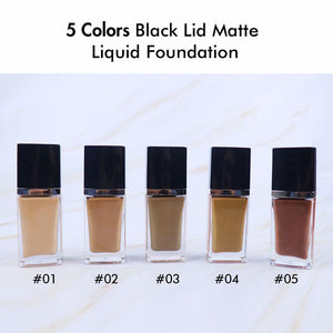 5 Farben Matte Liquid Foundation / Full Coverage Foundation Private Label