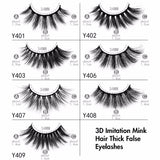 10 Pairs 3D Imitation Mink Hair Curl Thick False Eyelashes Wholesale - MSmakeupoem.com