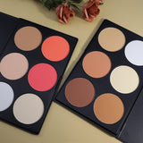 6 Colors Pressed powder Contour Palette
