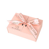 Caja de regalo plegable de 4 colores con bolsa de mano (mediana)
