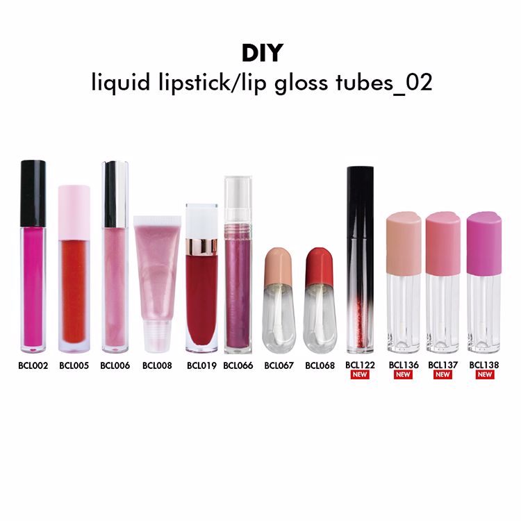 DIY Liquid Lipstick / Lip Gloss Round Tube 02