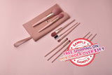 Brocha de maquillaje en polvo nude