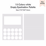 15 Colors Custom Eyeshadow Palette【50pcs】 - MSmakeupoem.com
