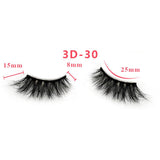 3D Thick Mink Hair False Eyelashes (#26-#50)