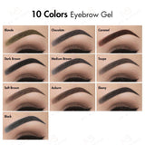 10 Colors Eyebrow Gel - MSmakeupoem.com