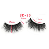 3D Thick Mink Hair False Eyelashes (#26-#50)