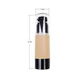 15 Colors Black Round Tube Foundation（50pcs free shipping）