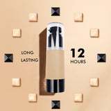 15 Colors Black Round Tube Foundation（50pcs free shipping）