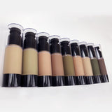 9 Farben Schwarz Round Tube Foundation (50 Stück versandkostenfrei)