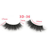 3D Thick Mink Hair False Eyelashes (#26-#50)