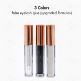 3 colors false eyelash glue (upgraded formulas) - MSmakeupoem.com