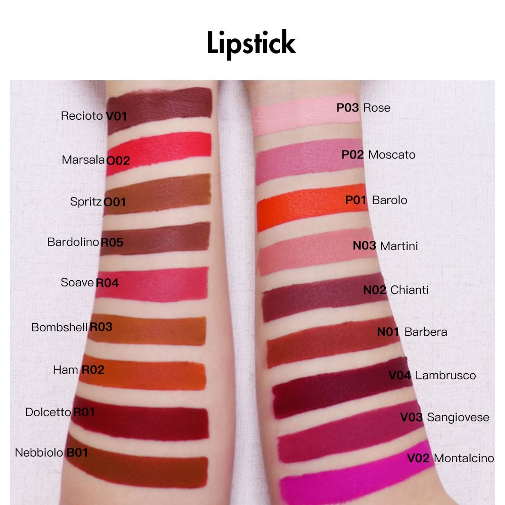 Private label metallic glitter powder lipstick for custom color