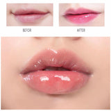 Doubles lustres de lèvre de tube de compression de fruit de couleurs/lustre léger de lèvre
