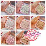 【SAMPLE】 8colors Highlight Pressed Powder - 【Spedizione gratuita per ordini di miscele superiori a $ 39,9】