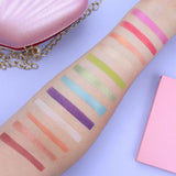 12 Colors Candy Color Pink Eyeshadow Palette（50pcs free shipping）