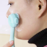 4 Colors Hand-held Silicone Cleansing Brush - MSmakeupoem.com