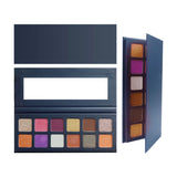 12 colors dark blue eyeshadow palette