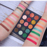 15 Colors Best Selling Black Eyeshadow Palette（50pcs free shipping）