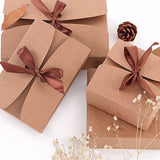 Caja de regalo grande plegable Caja de papel vacía negra Cajas de embalaje de regalos al por mayor