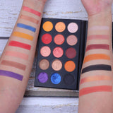 15 Farben Gelb Braun Lidschatten-Palette (50 Stück versandkostenfrei)