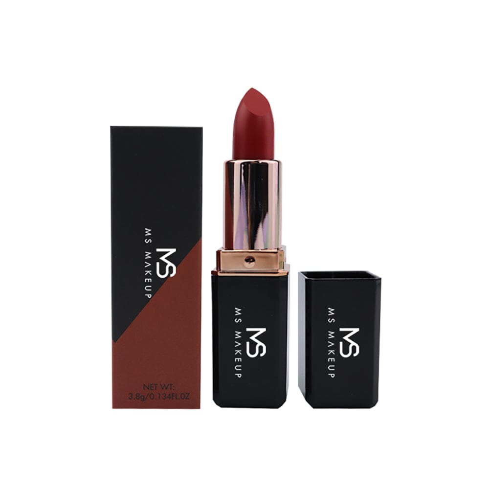 8 color black square tube matte lipstick