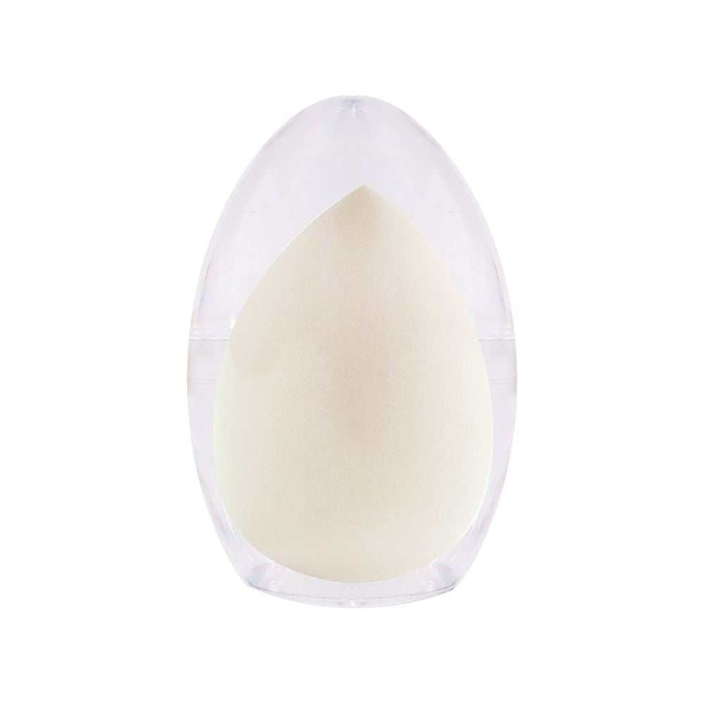 7 color drop-shaped beauty egg (with round clear plastic box)