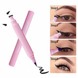 4 Arten 2 in 1 Pink Tube Eyeliner Seal & Pen