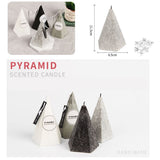 Pyramide-Duftkerze / Kundenspezifische rauchfreie Duftkerze