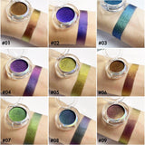 9 Colors Chameleon Holographic Monochrome Eyeshadow - MSmakeupoem.com