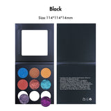 【Free Shipping】Sample Set of 169Pcs Full set of DIY Monochrome eyeshadow & Different Colors of 9 pan DIY empty Palette