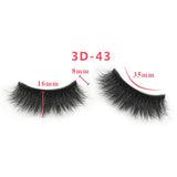 3D Thick Mink Hair False Eyelashes (#26-#50)