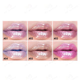 6 couleurs Holographic squeeze tube Lip Glosss (50pcs livraison gratuite)
