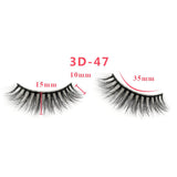 3D Thick Mink Hair False Eyelashes (#26-#50)