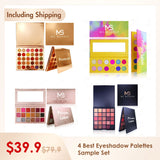 【Free Shipping】4 Best Eyeshadow Palettes Sample Set