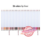 【ÉCHANTILLON】 Crayon à lèvres 26 couleurs - 【Livraison gratuite sur commande mixte de plus de 39,9 $】