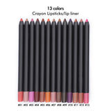 13 couleurs Crayon Rouges à lèvres / crayon à lèvres