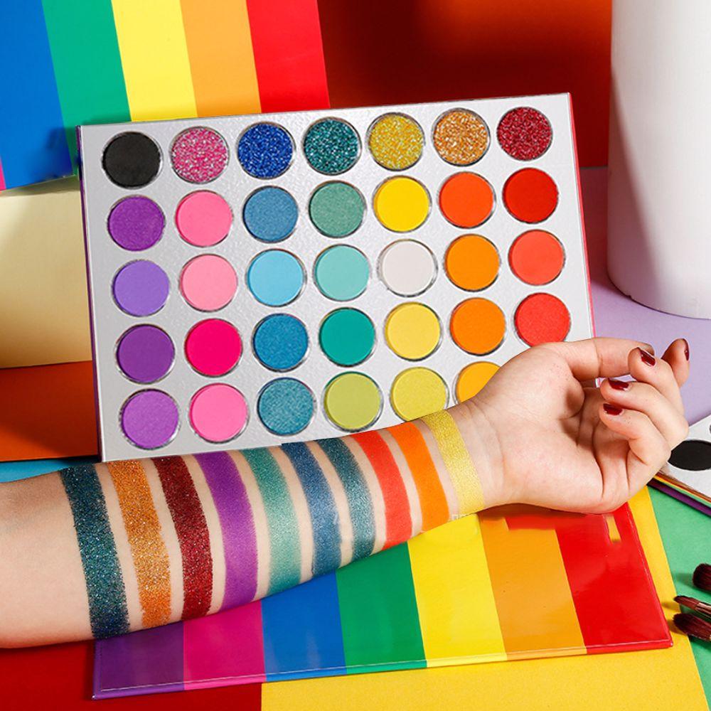 35 Colors Rainbow Eyeshadow Palette - MSmakeupoem.com