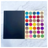 35 Colors Paper Black Eyeshadow Palette - MSmakeupoem.com