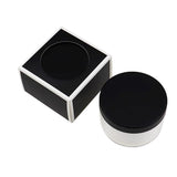 Poudre de fixation de couvercle noir 7 couleurs avec boîtes noires