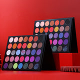 35 Color Matte Shimmer Glitter Black Eyeshadow Palette - MSmakeupoem.com