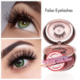 2 Pairs Of False Eyelashes With Magnetic Liquid Eyeliner - MSmakeupoem.com