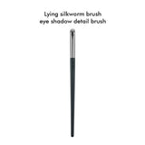 Lying silkworm brush eye shadow detail brush