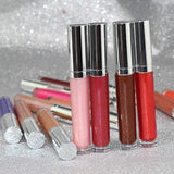 26 Colors Silver Lid Round Tube Lip Glosses - MSmakeupoem.com