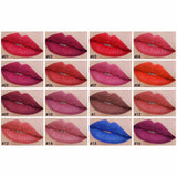 16 Colors Black Tube Matte Longlasting Lipstick - MSmakeupoem.com