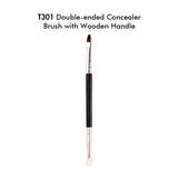 T301 Double-ended Concealer Brush with Wooden Handle