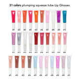 31 Farben auffüllende Squeeze Tube Lipglosse